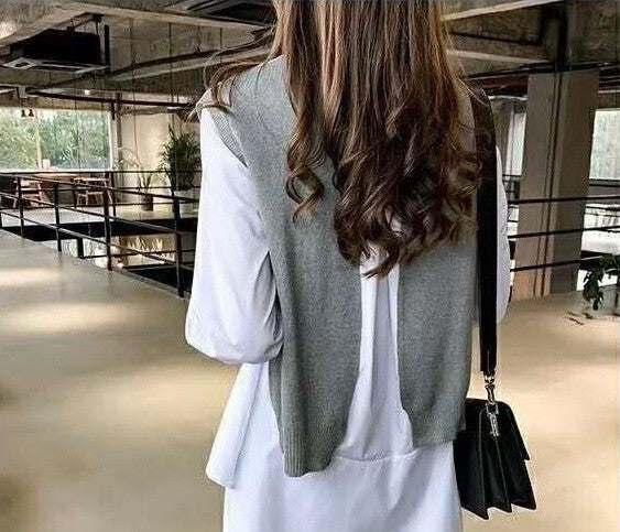 Layered shirts knit