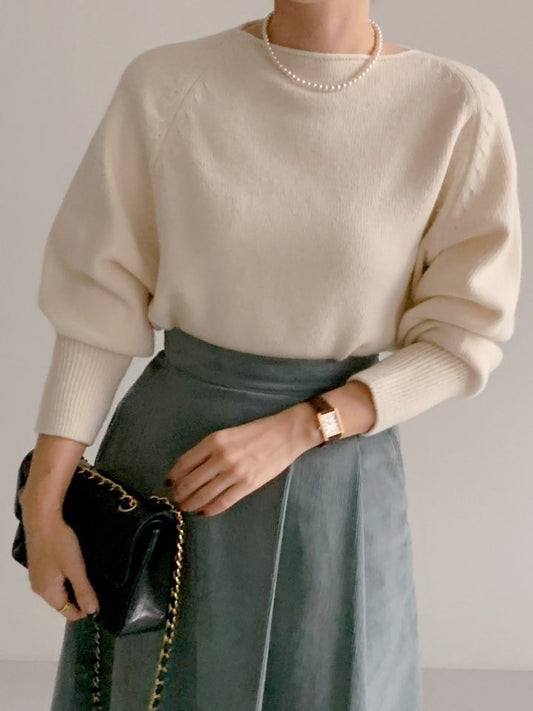 Wool Balloon Knit