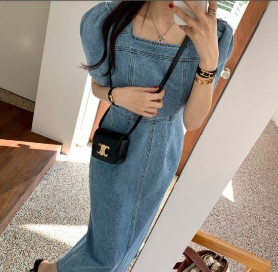Denim dress