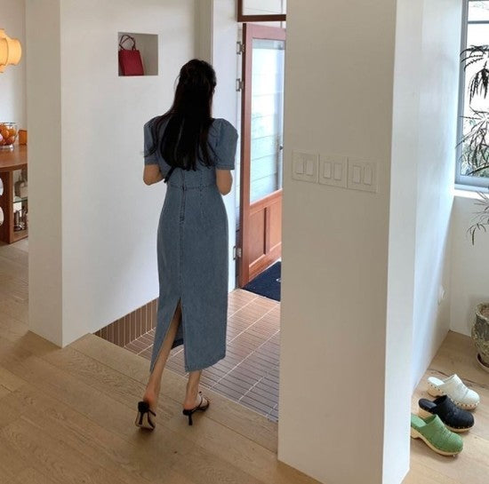Denim dress