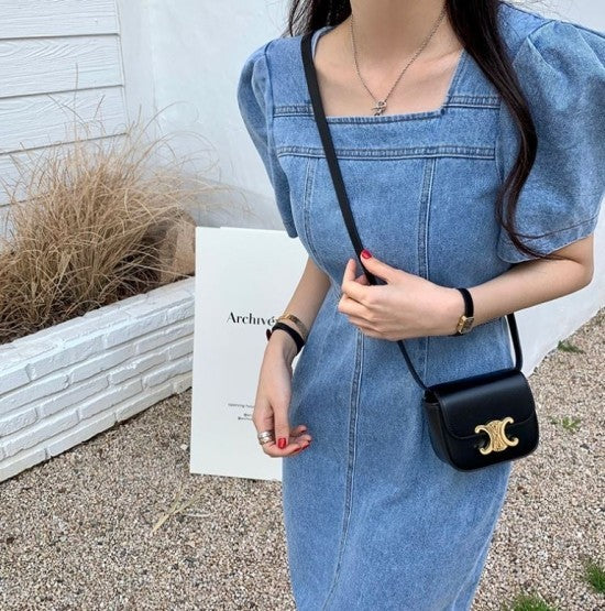 Denim dress