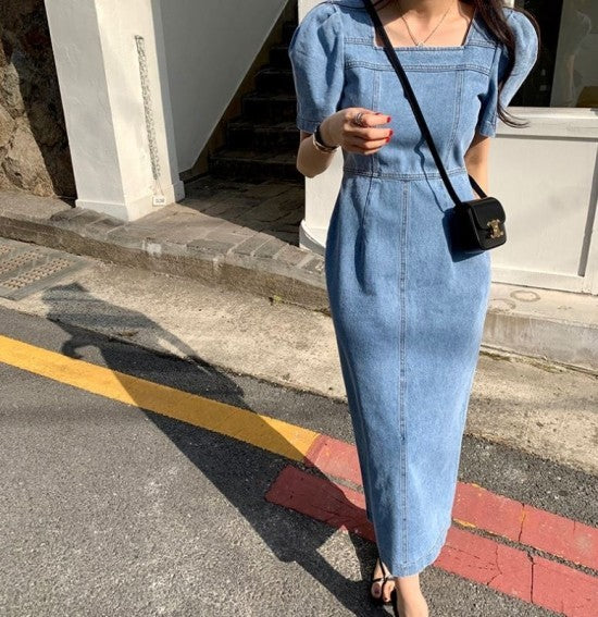 Denim dress