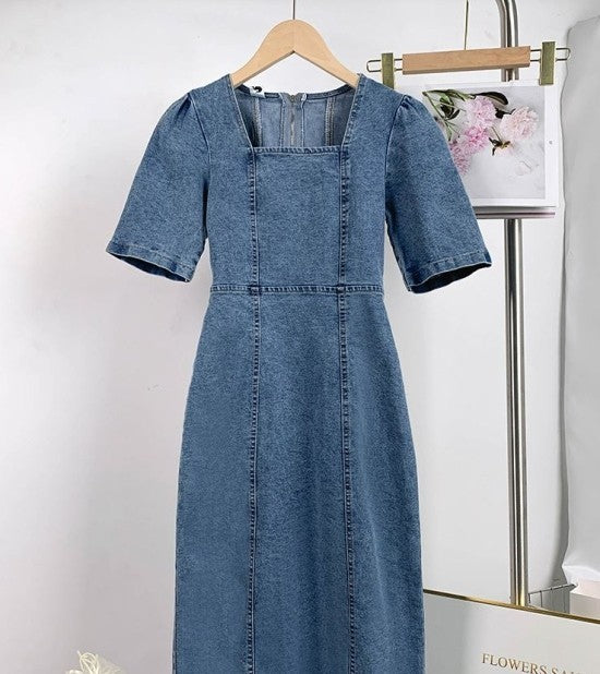 Denim dress