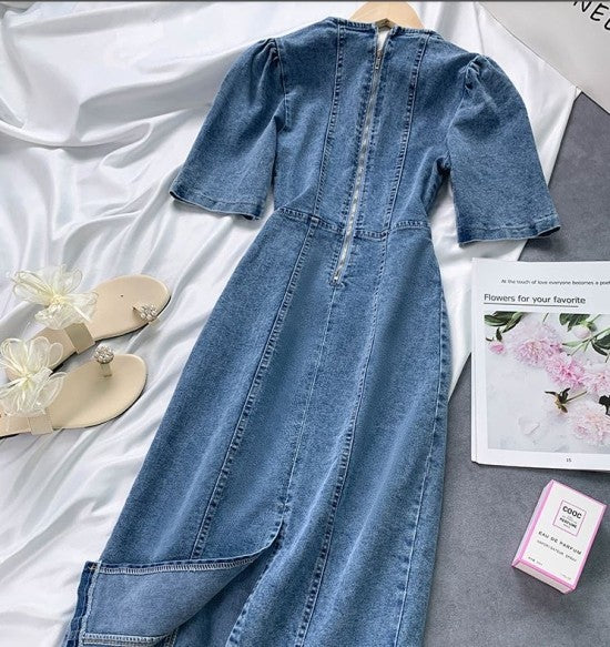 Denim dress