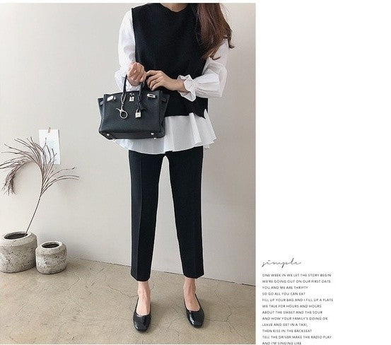 Layered shirts knit