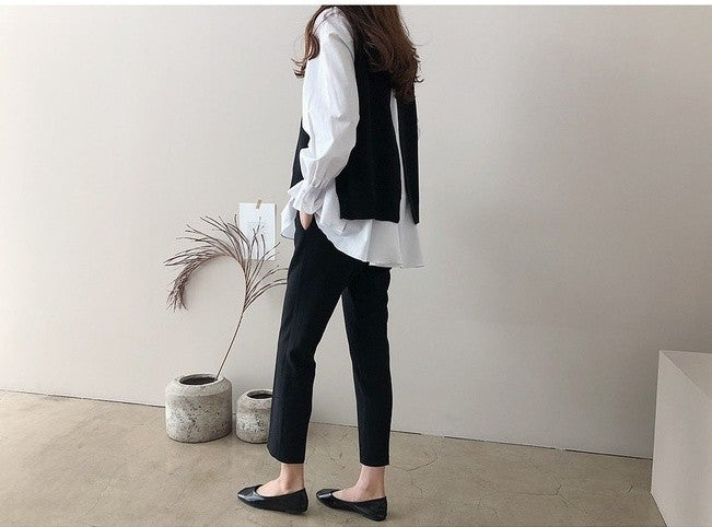 Layered shirts knit