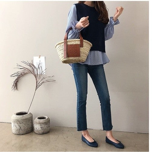 Layered shirts knit
