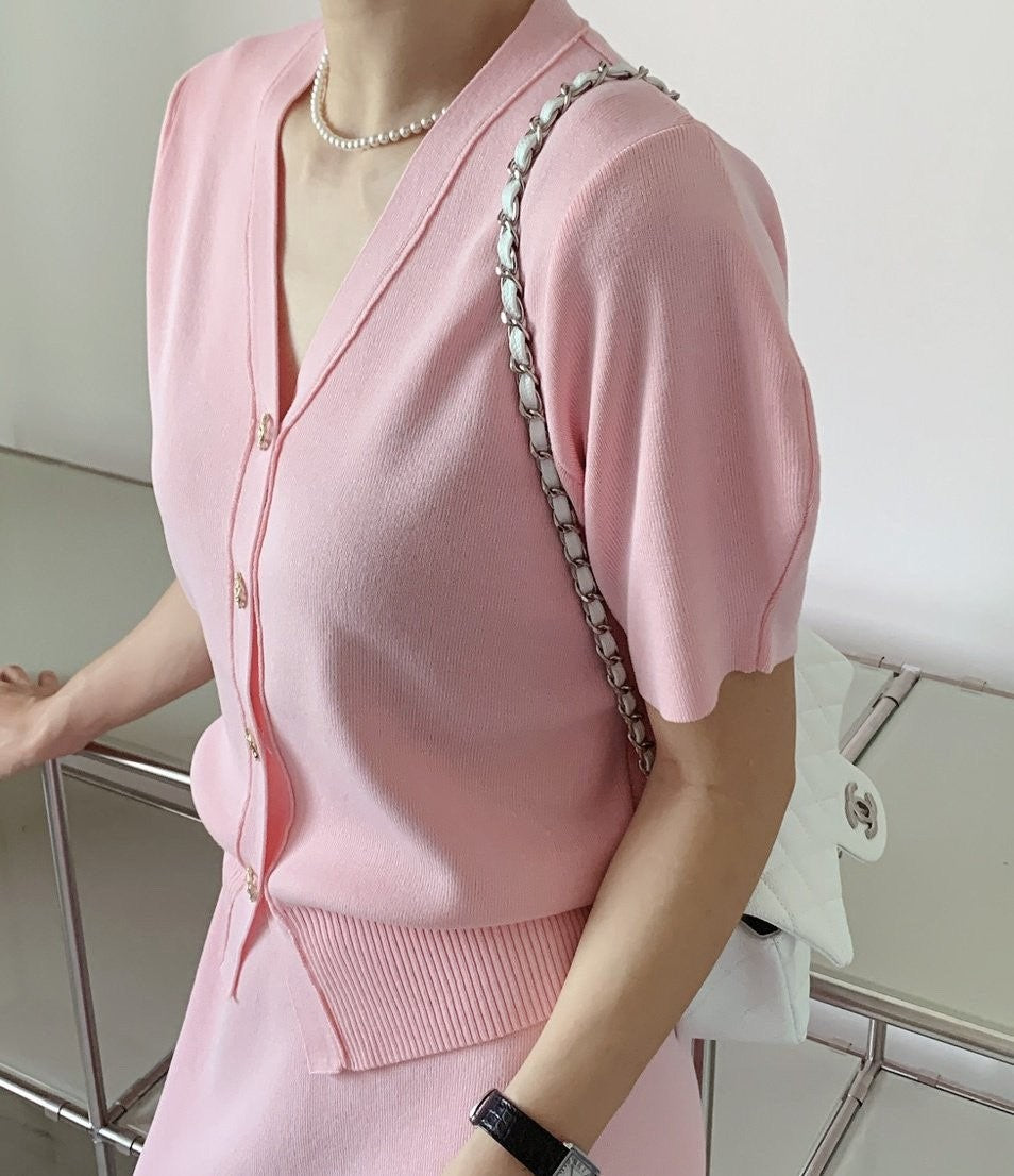 kint top&skirt set