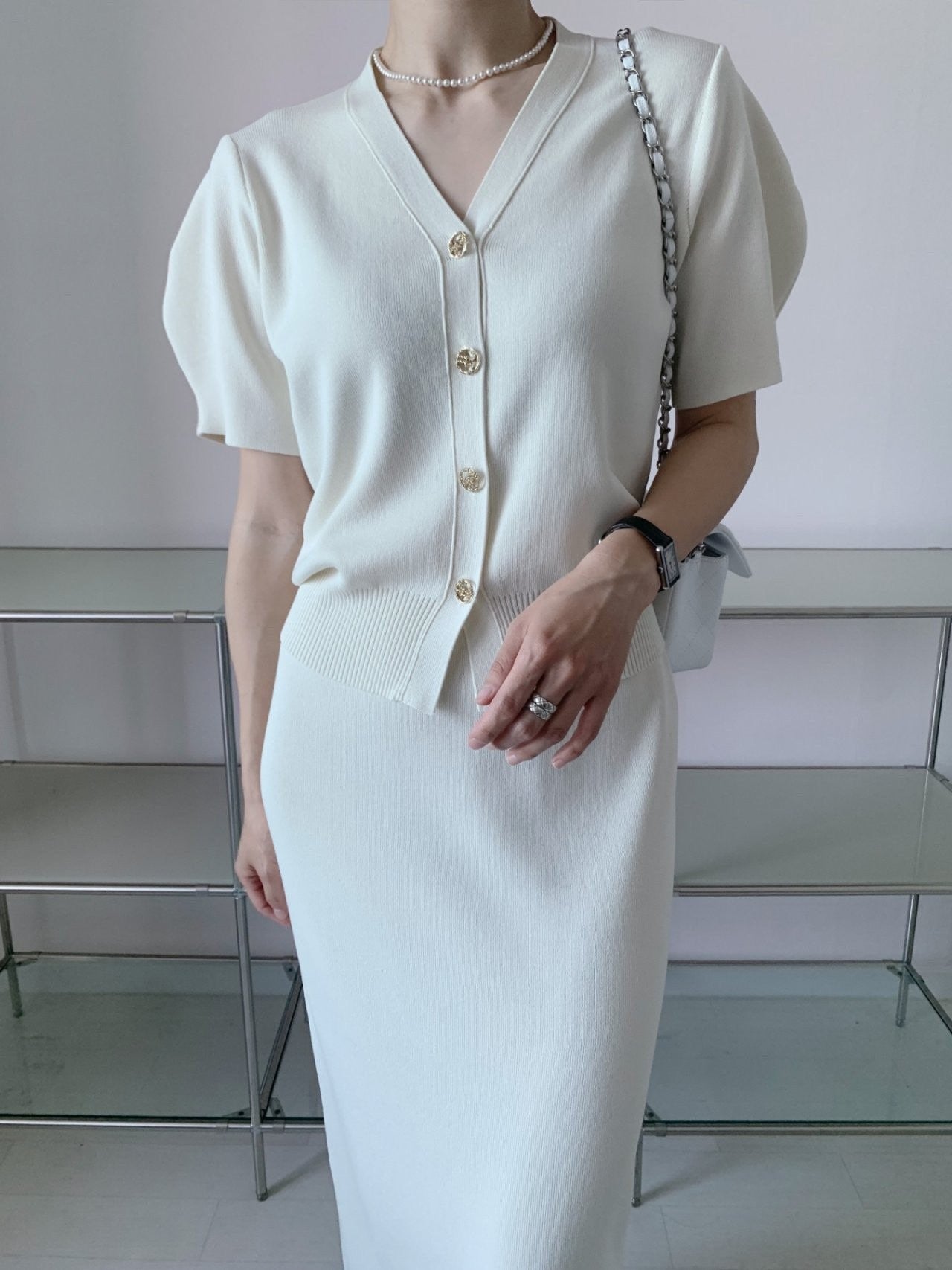 kint top&skirt set