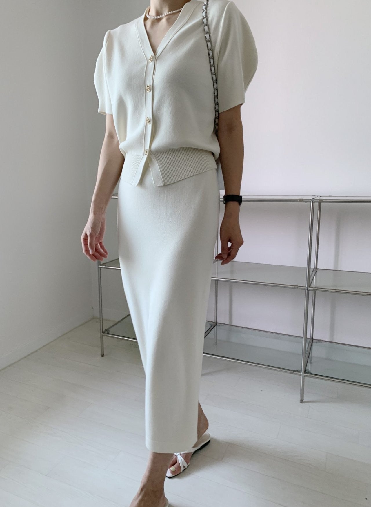 kint top&skirt set
