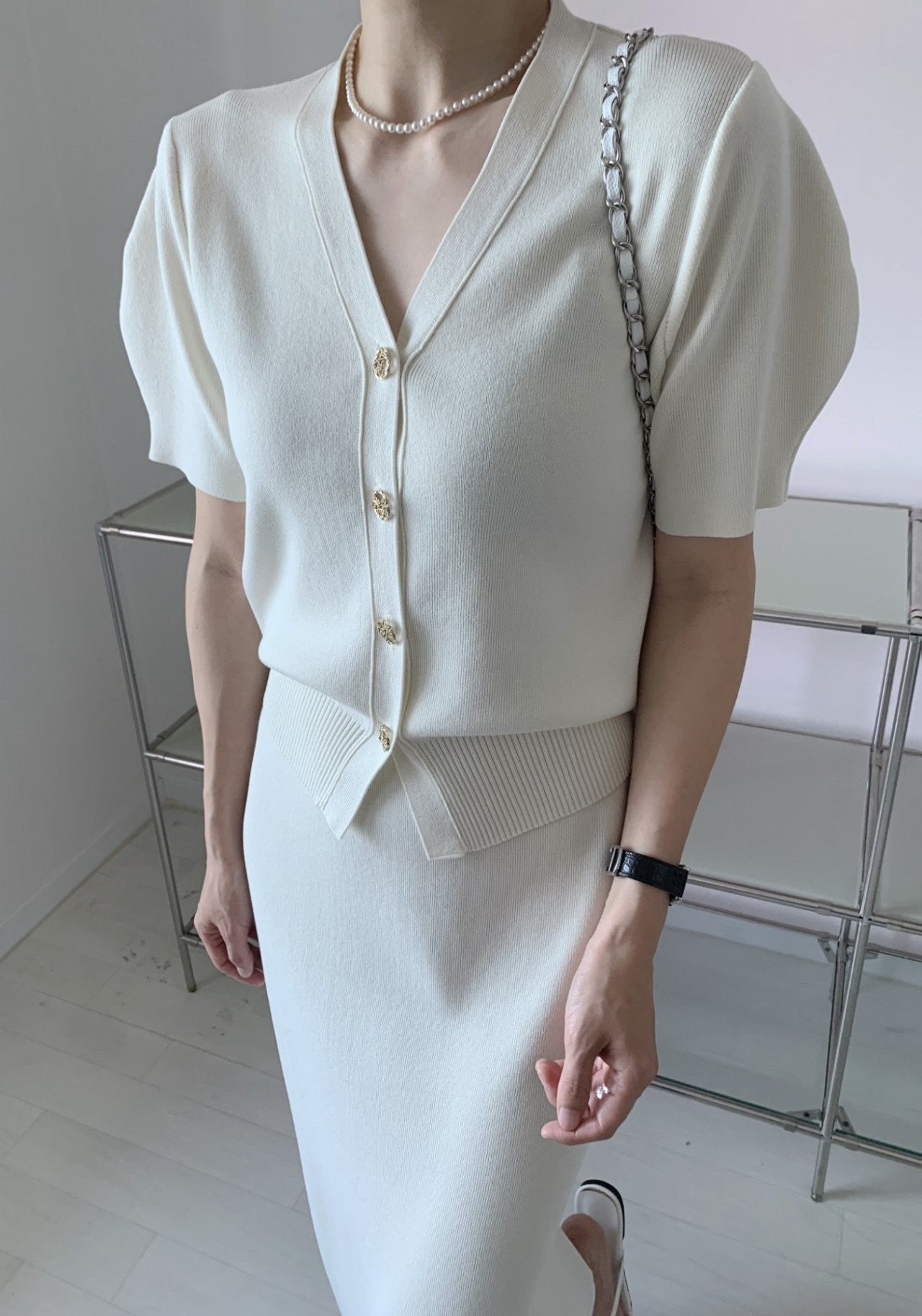 kint top&skirt set