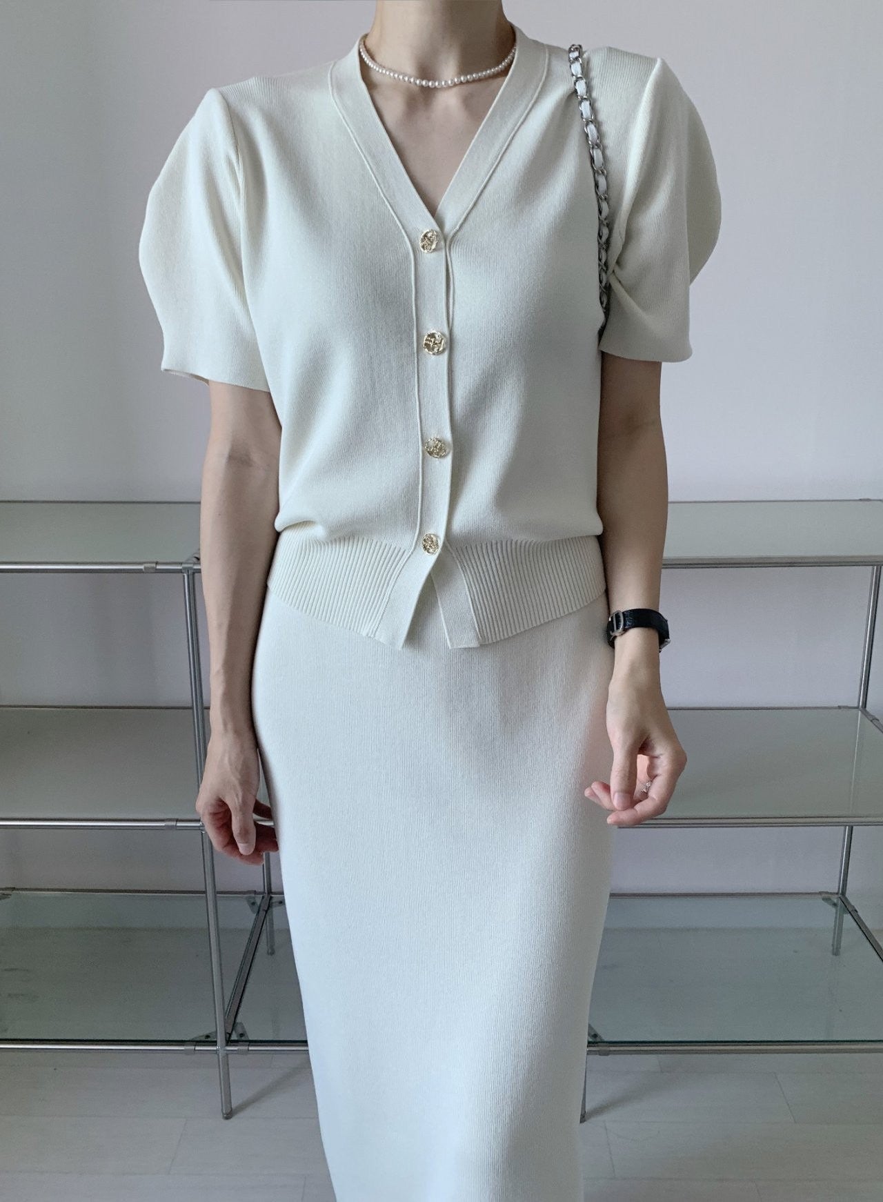 kint top&skirt set