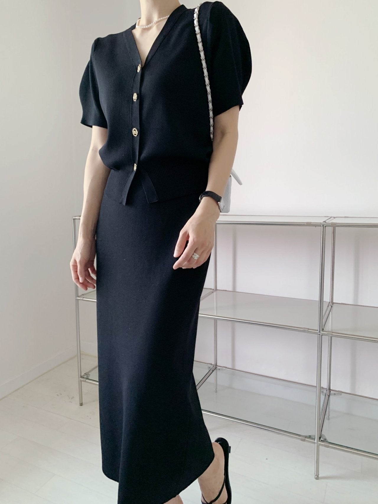 kint top&skirt set