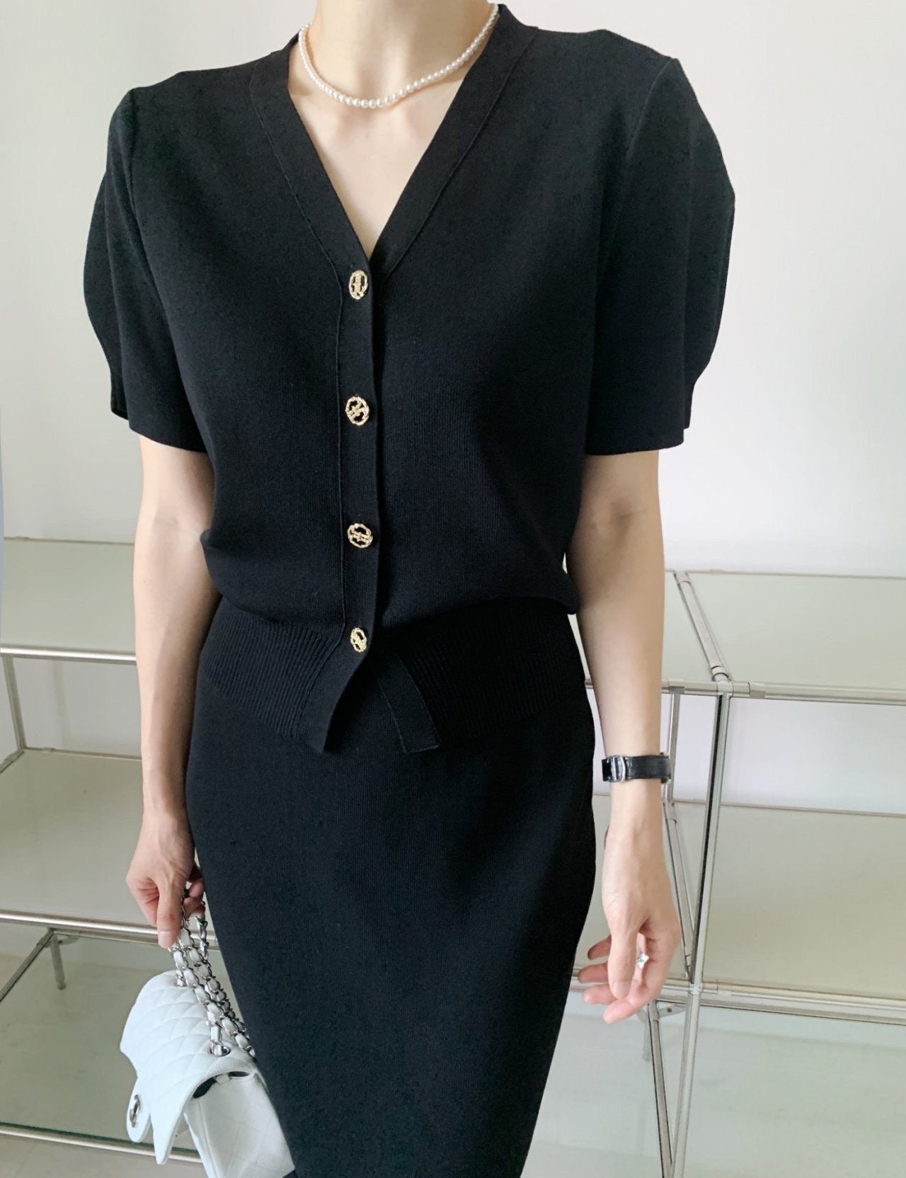 kint top&skirt set