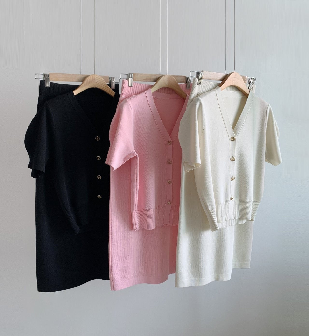 kint top&skirt set