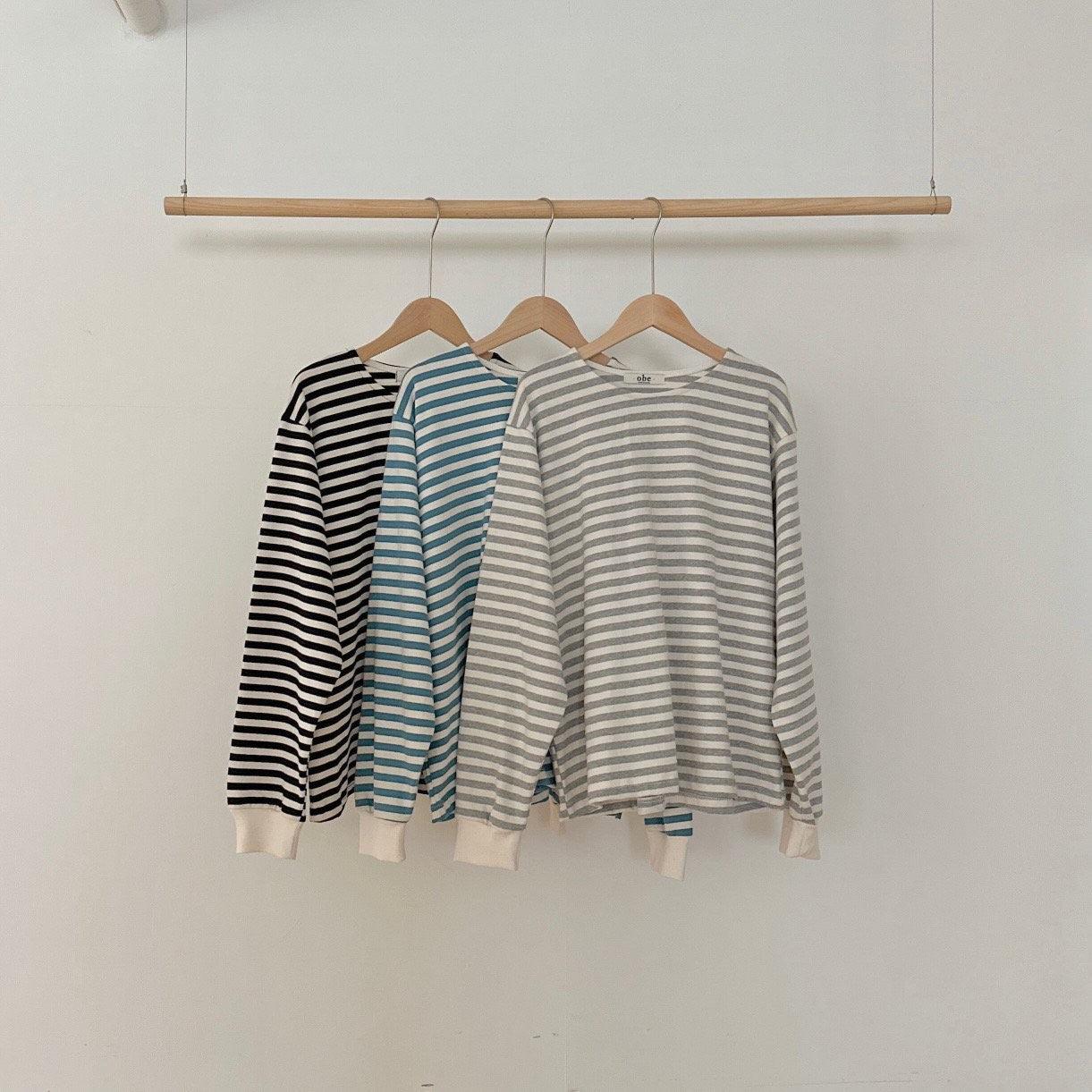 Stripe long sleeve T-shirt