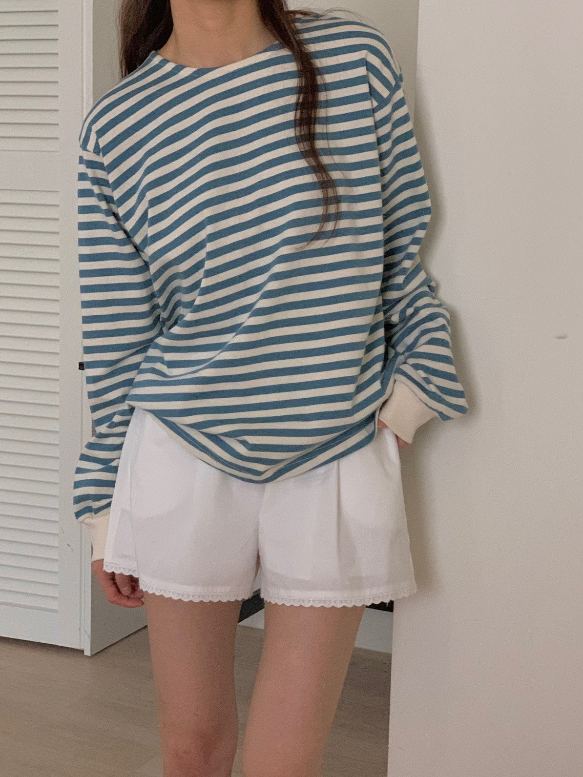 Stripe long sleeve T-shirt