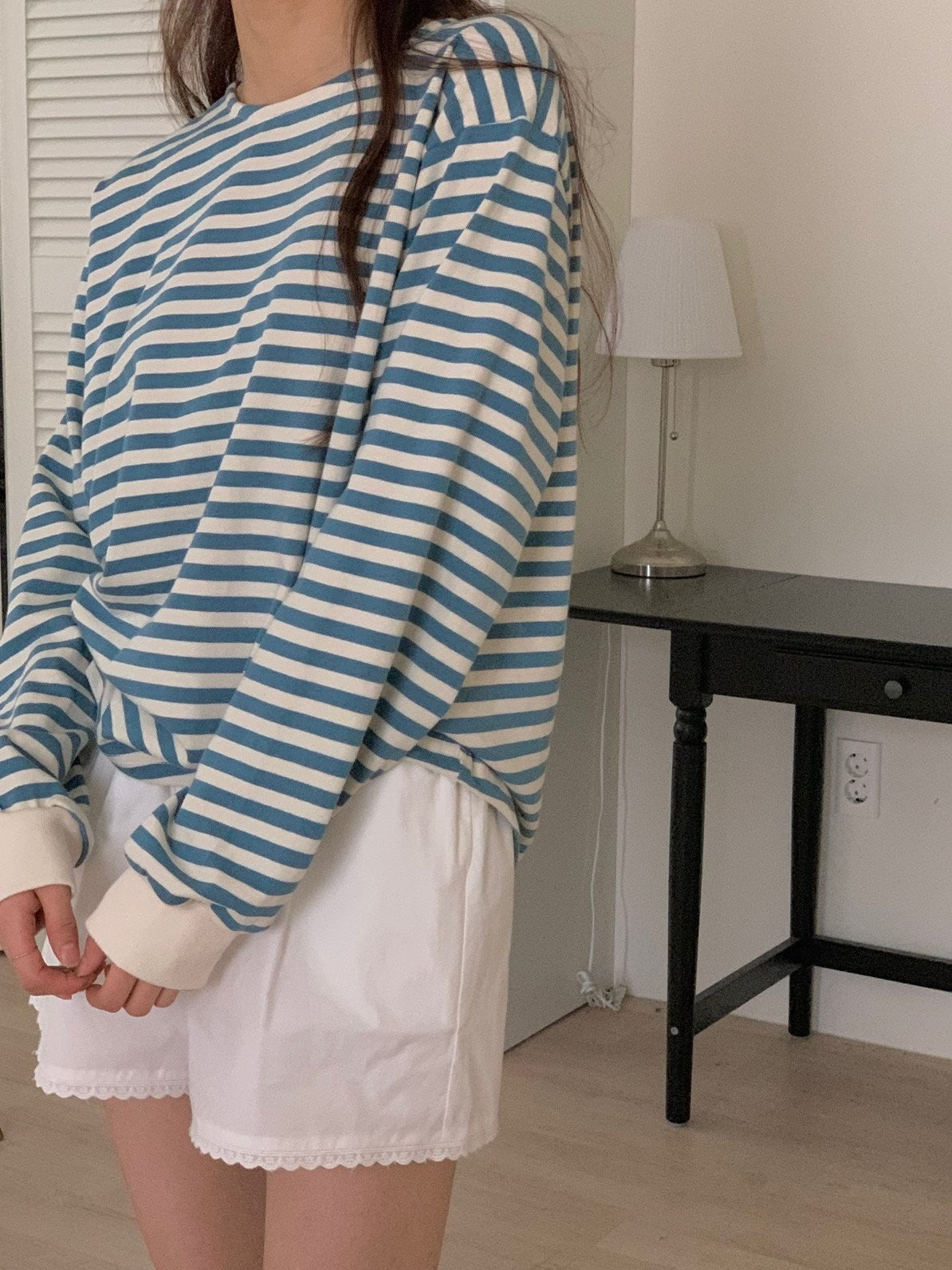 Stripe long sleeve T-shirt