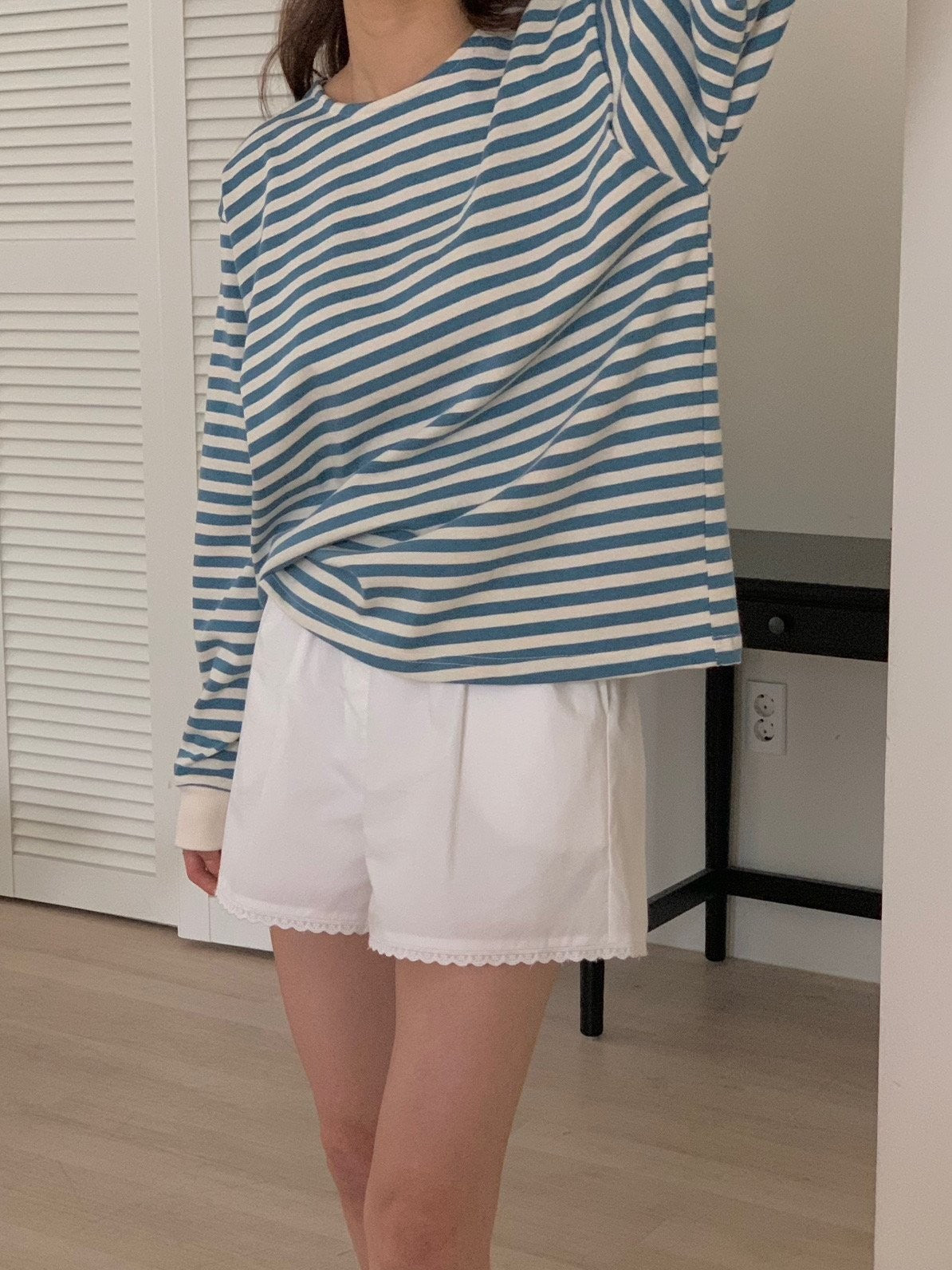 Stripe long sleeve T-shirt