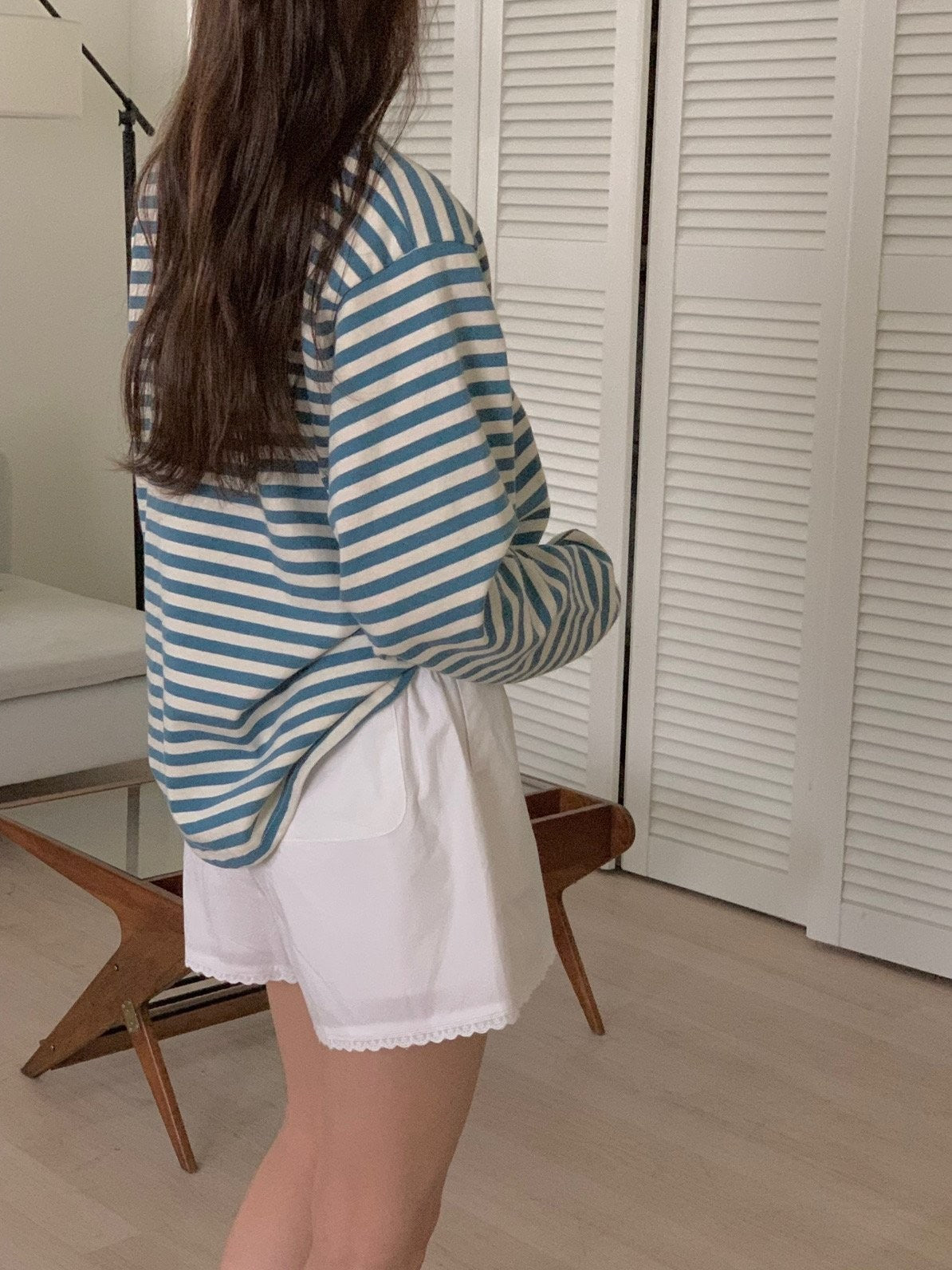 Stripe long sleeve T-shirt