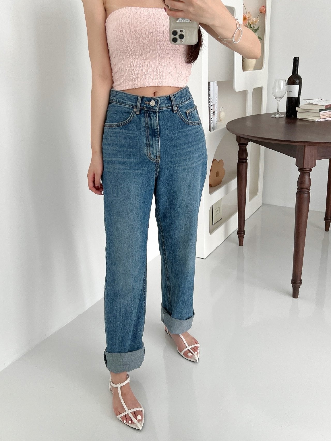 wide denim