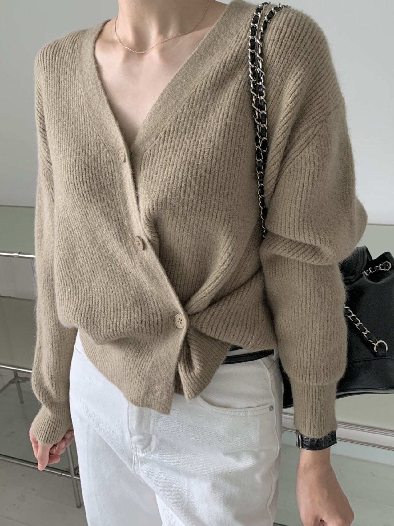 Basic Kint Cardigan