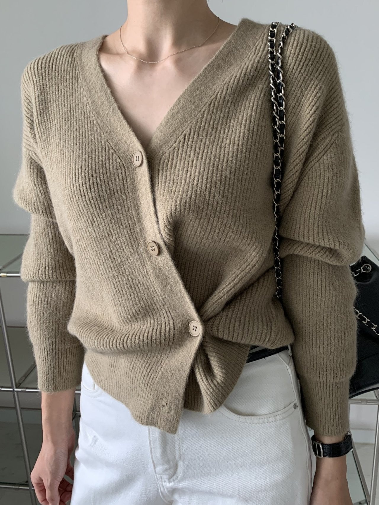 Basic Kint Cardigan