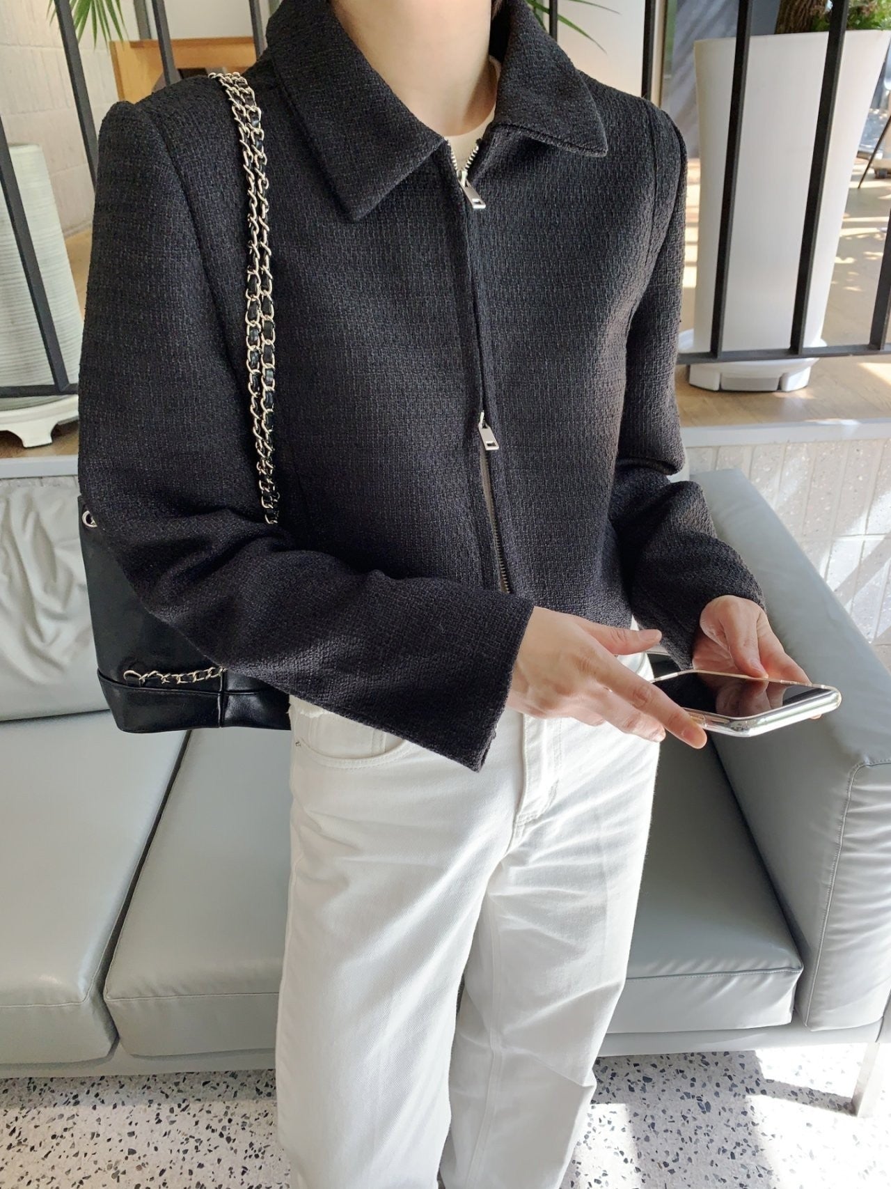 Zip-up jacket