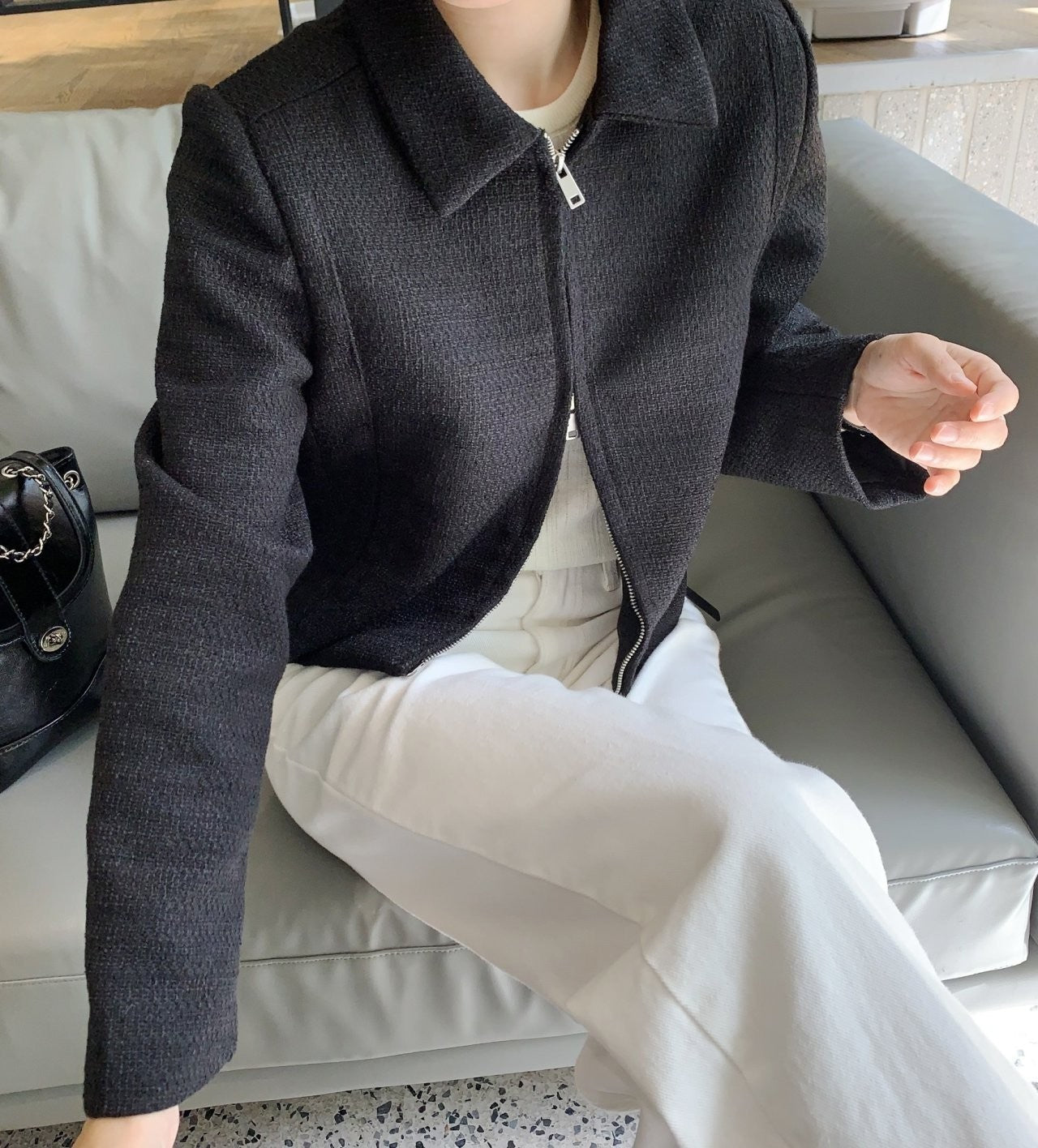Zip-up jacket