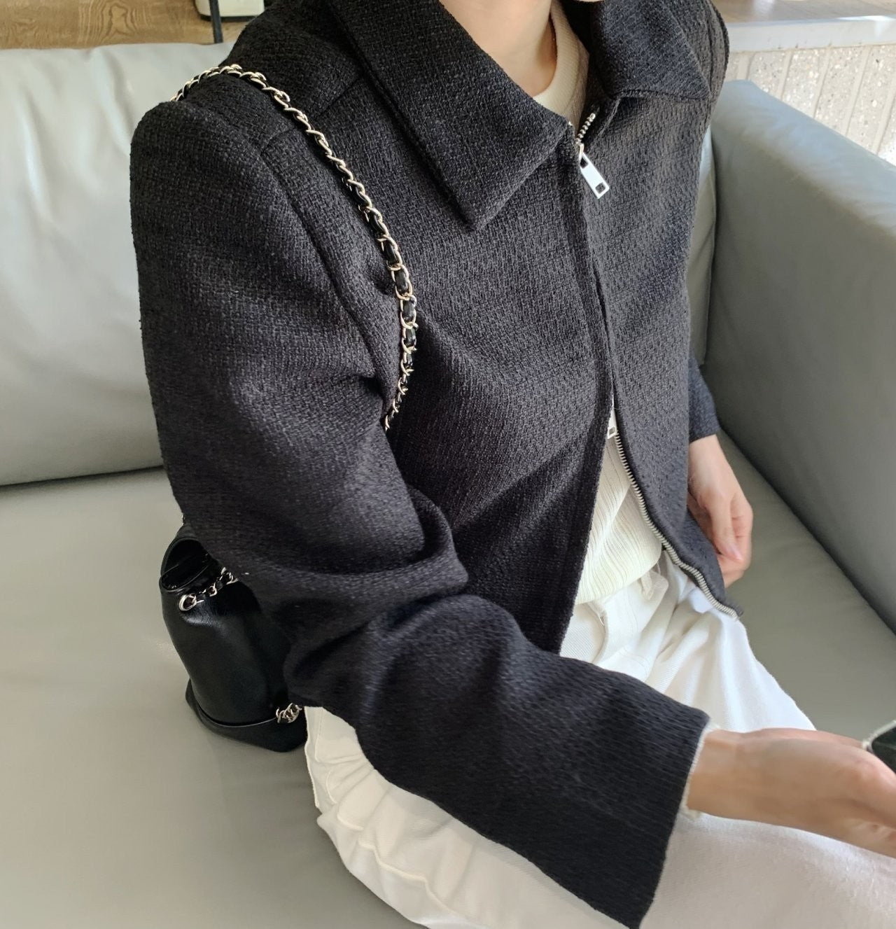 Zip-up jacket
