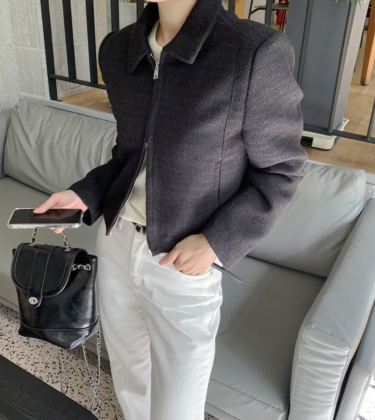 Zip-up jacket