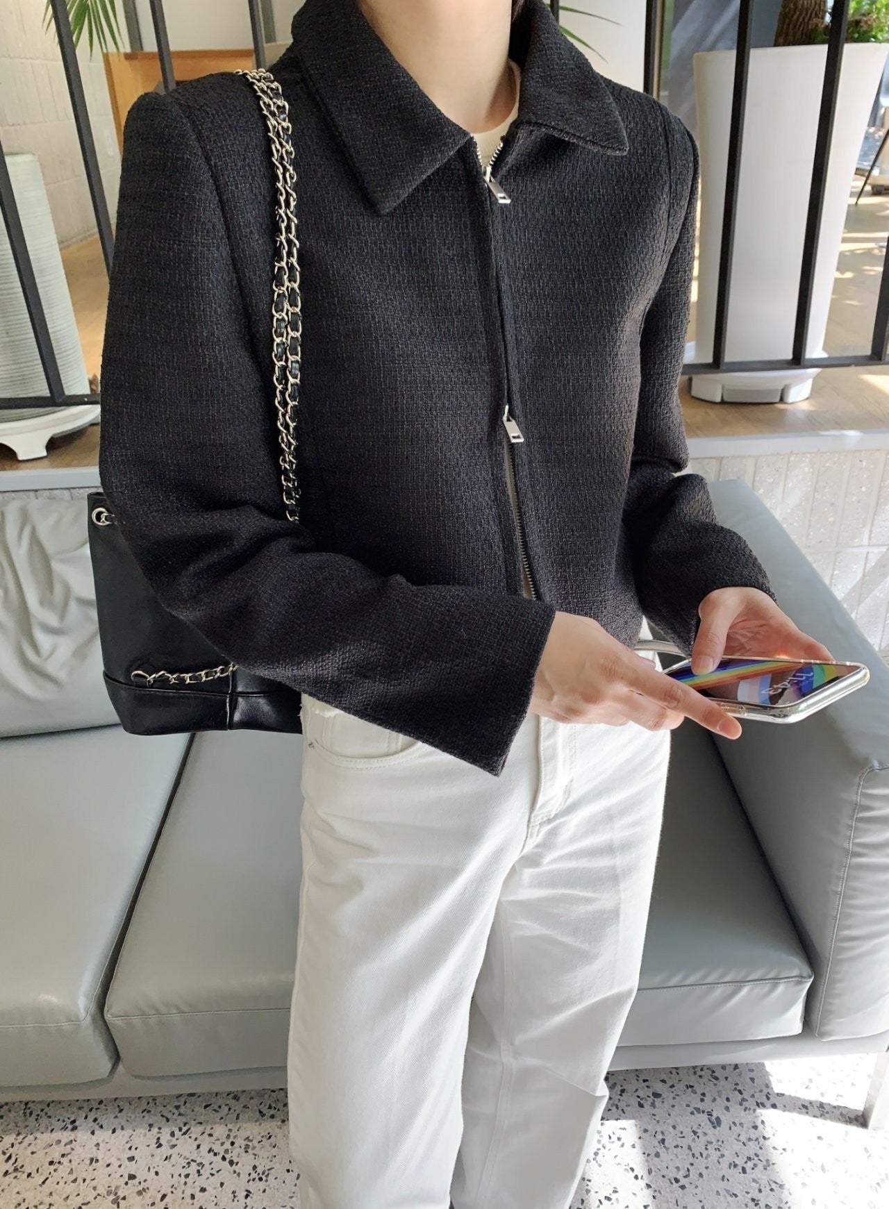 Zip-up jacket