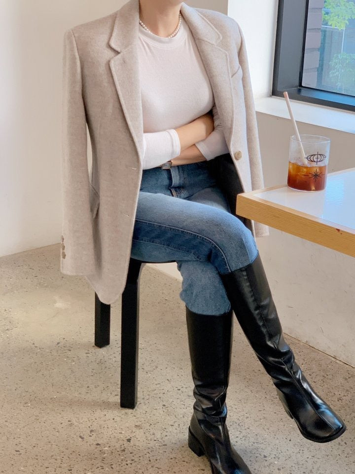 Basic hand made coat