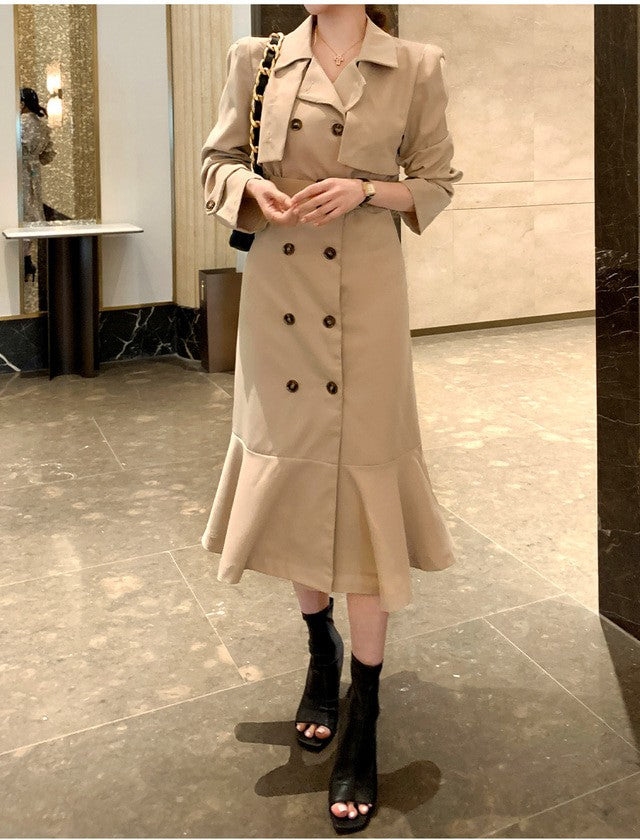 Trench coat st dress
