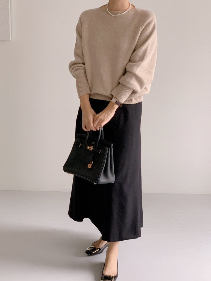 Wool Balloon Knit