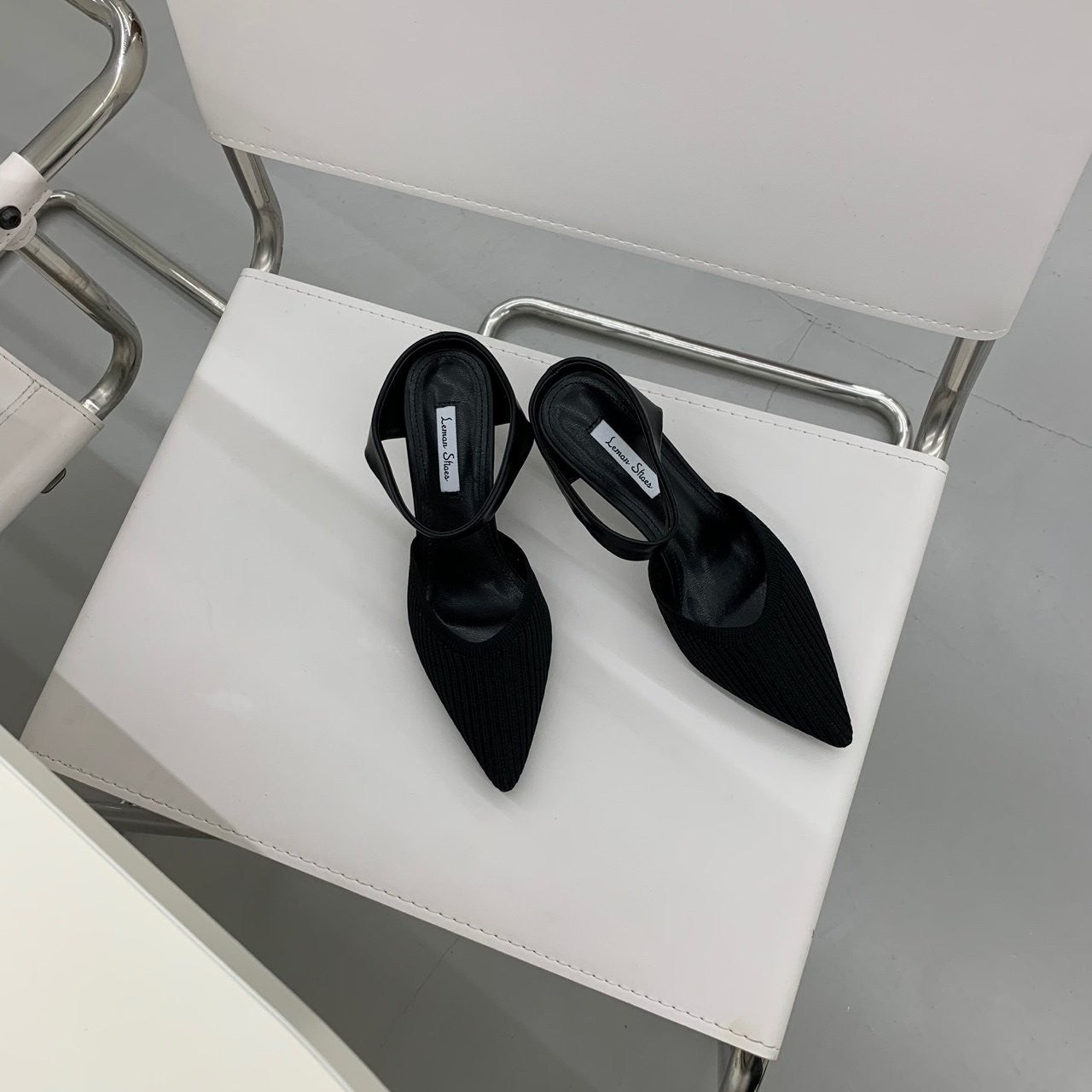Knit Slingback Shoes