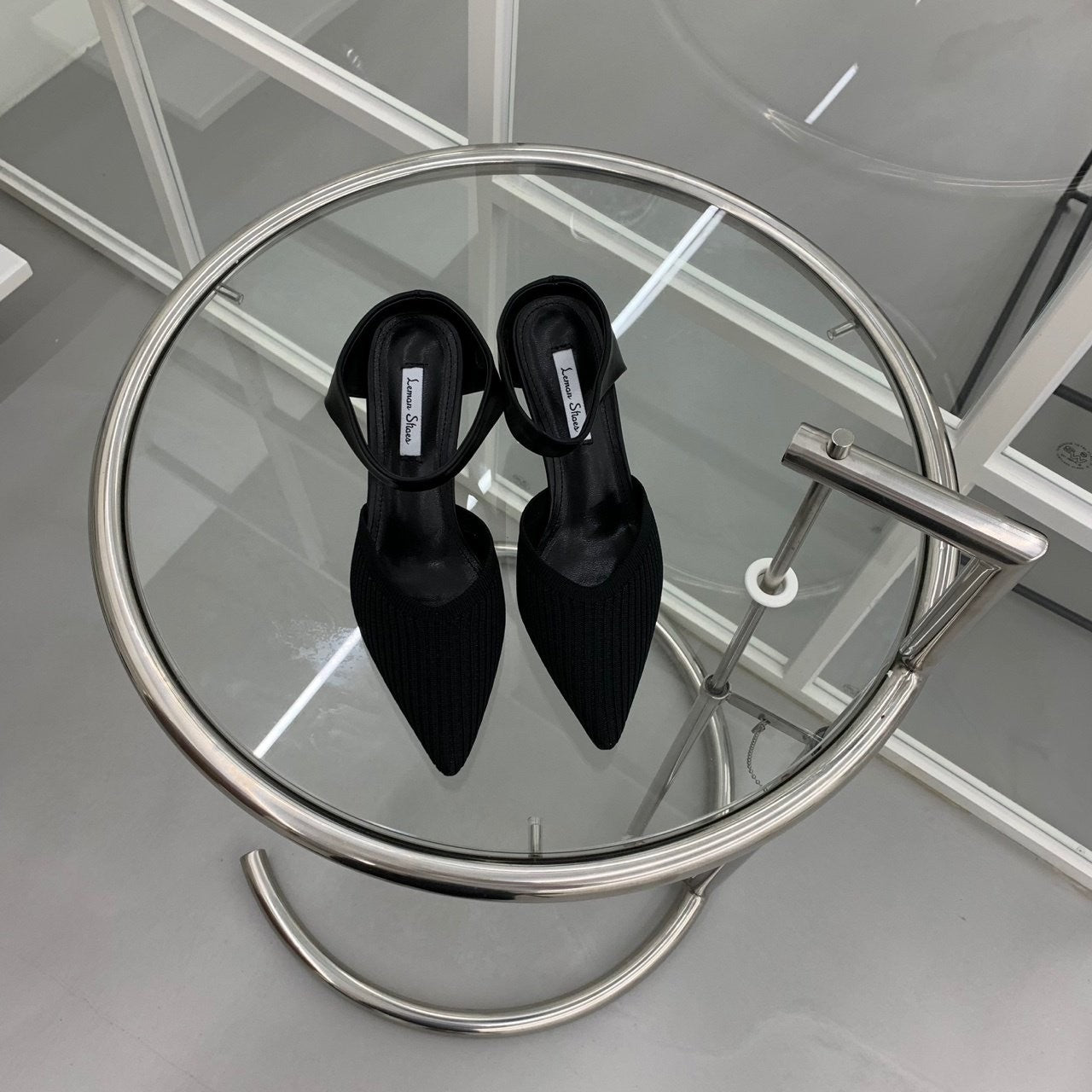 Knit Slingback Shoes