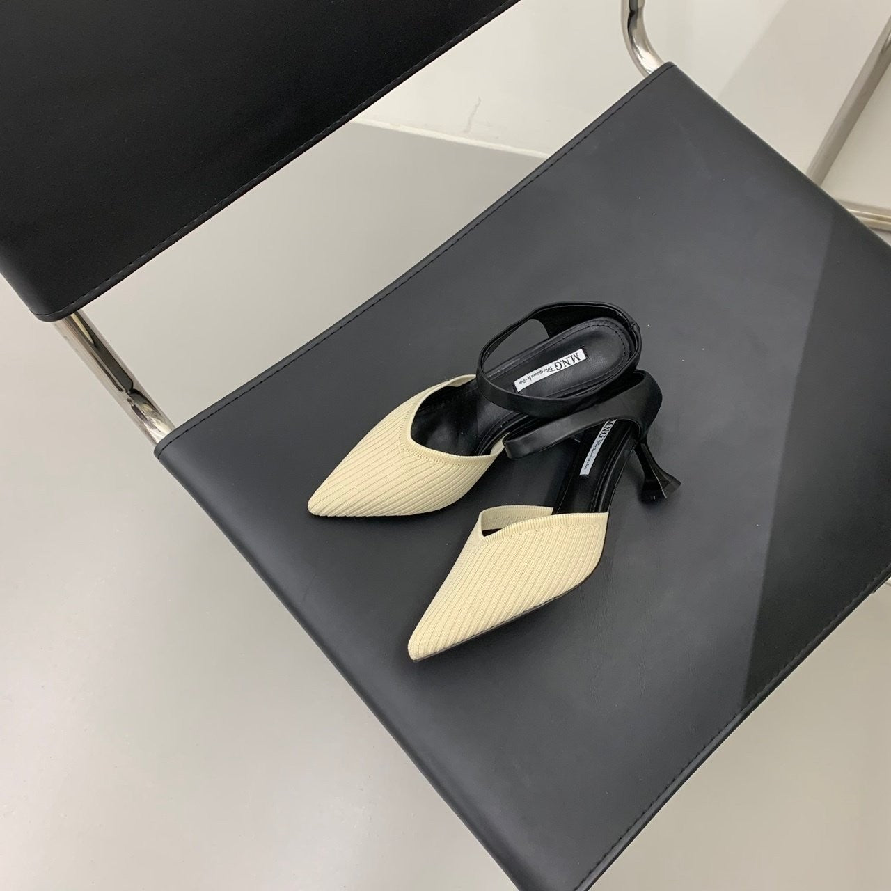 Knit Slingback Shoes