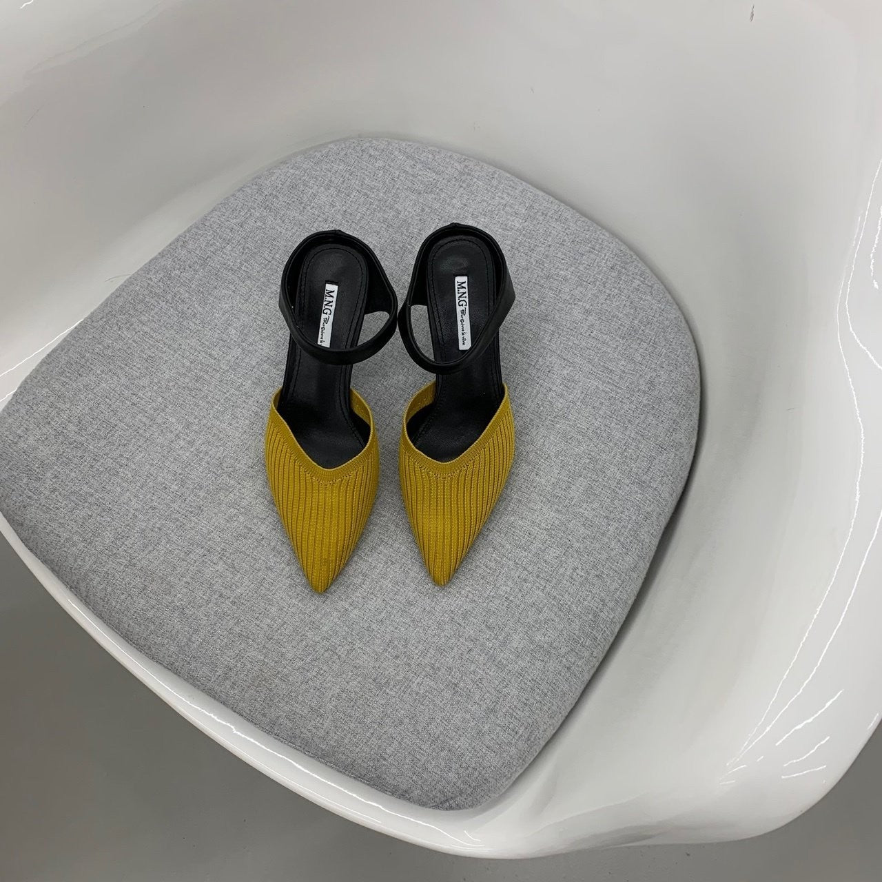 Knit Slingback Shoes