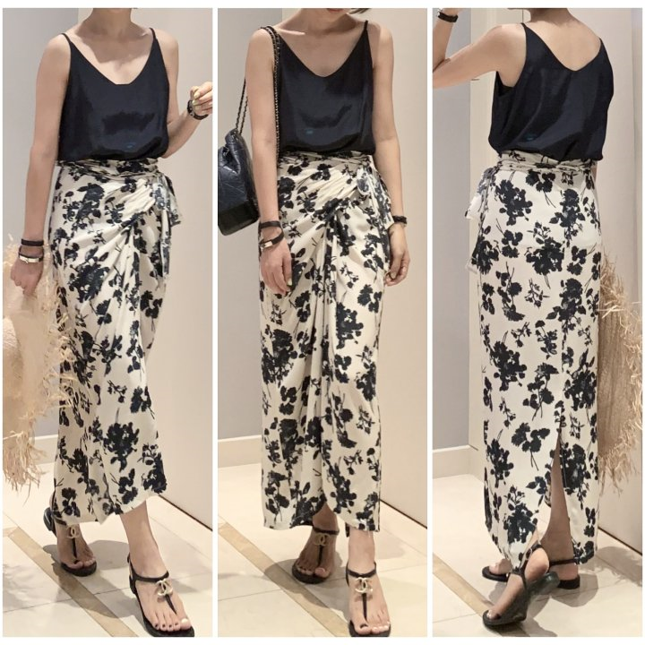 Printed Wrap Skirts