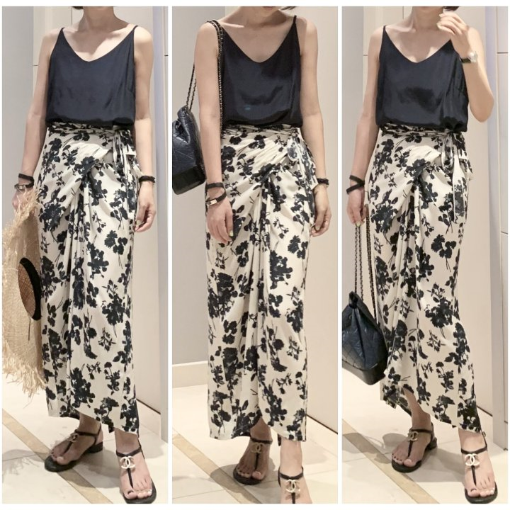 Printed Wrap Skirts