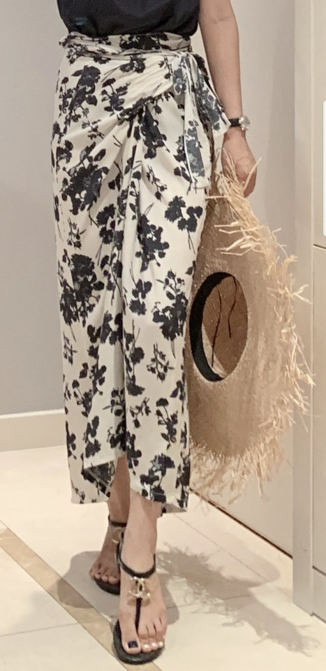 Printed Wrap Skirts