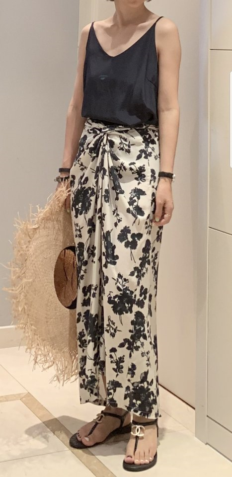 Printed Wrap Skirts