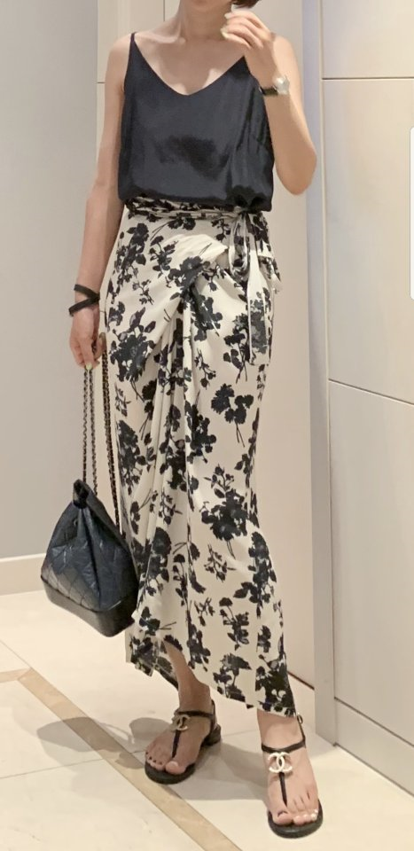 Printed Wrap Skirts