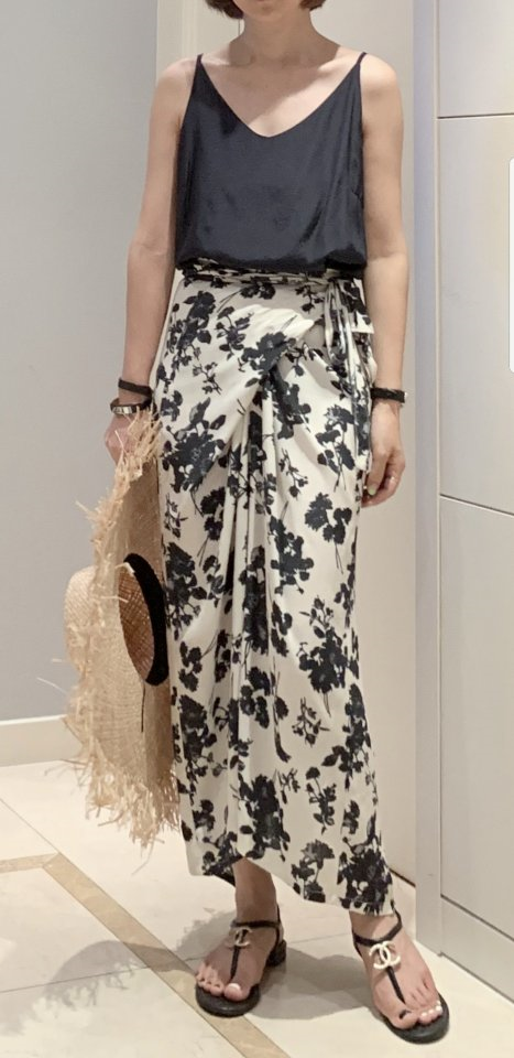 Printed Wrap Skirts