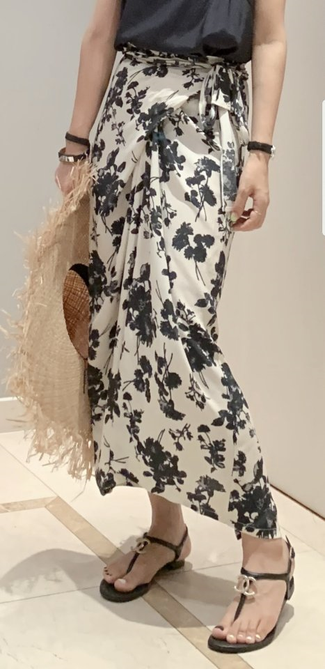 Printed Wrap Skirts