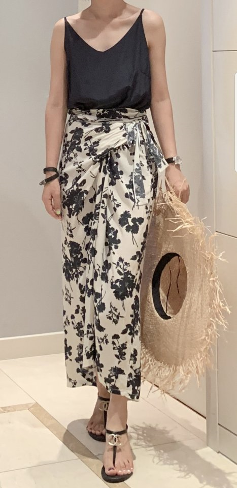 Printed Wrap Skirts