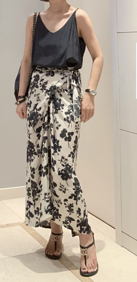 Printed Wrap Skirts