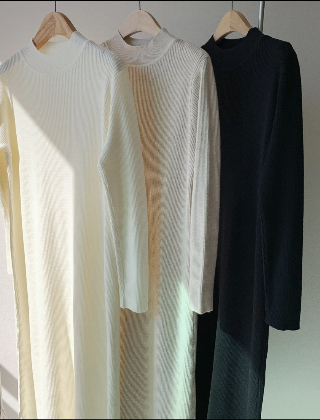 Knit long dresd