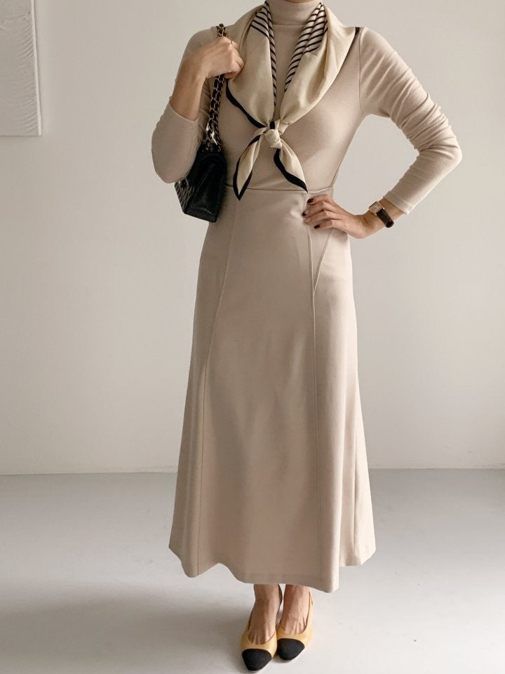 Line long skirt